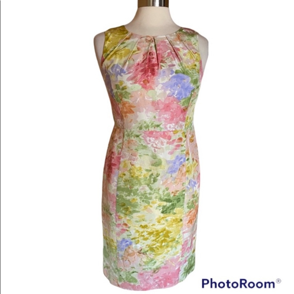 🌟HP🌟Talbots Floral Watercolor Dress